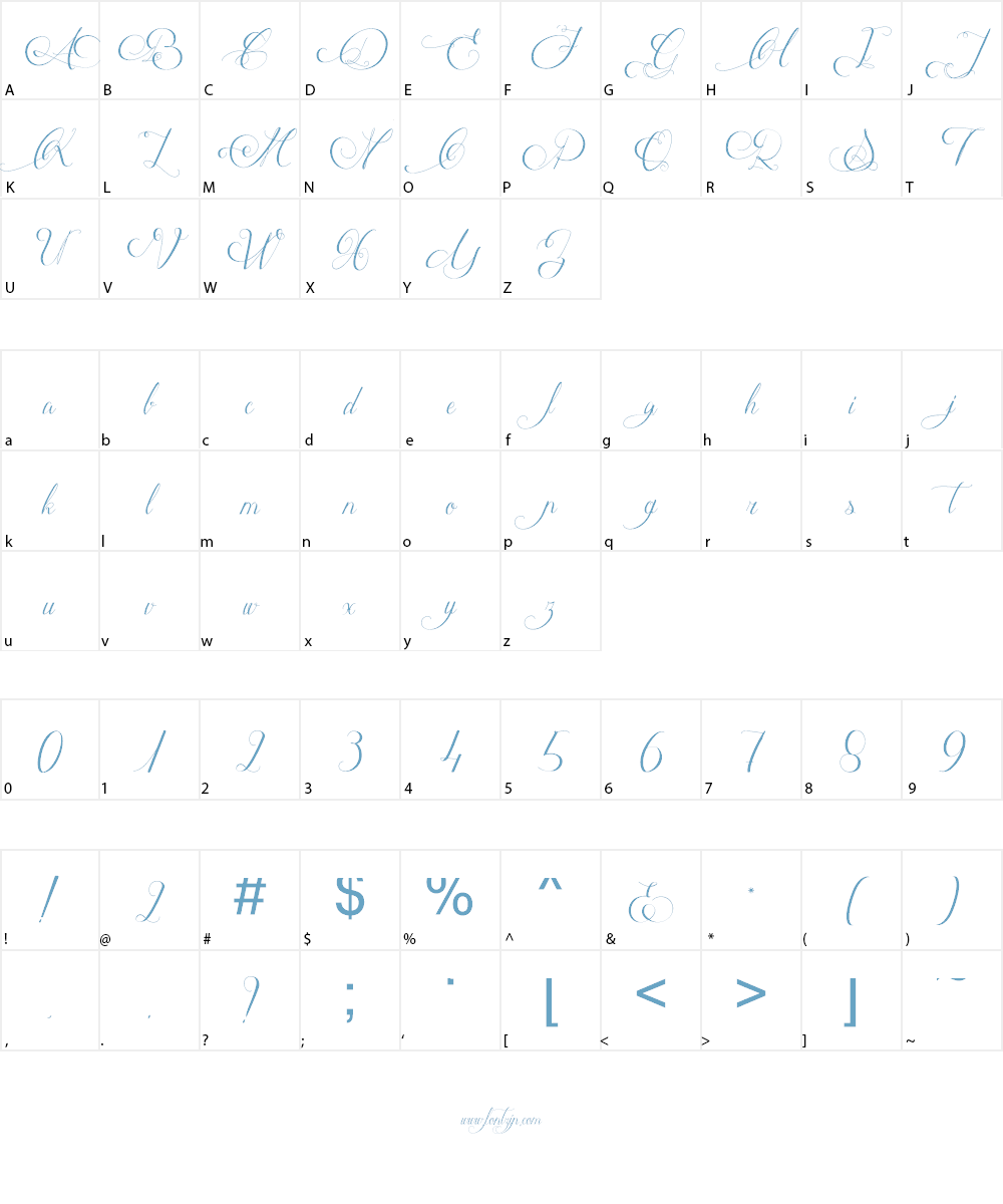 Mathilde Castleland Font Character